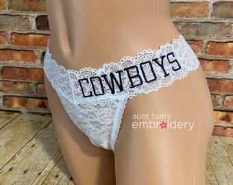 dallas cowboys bra and underwear