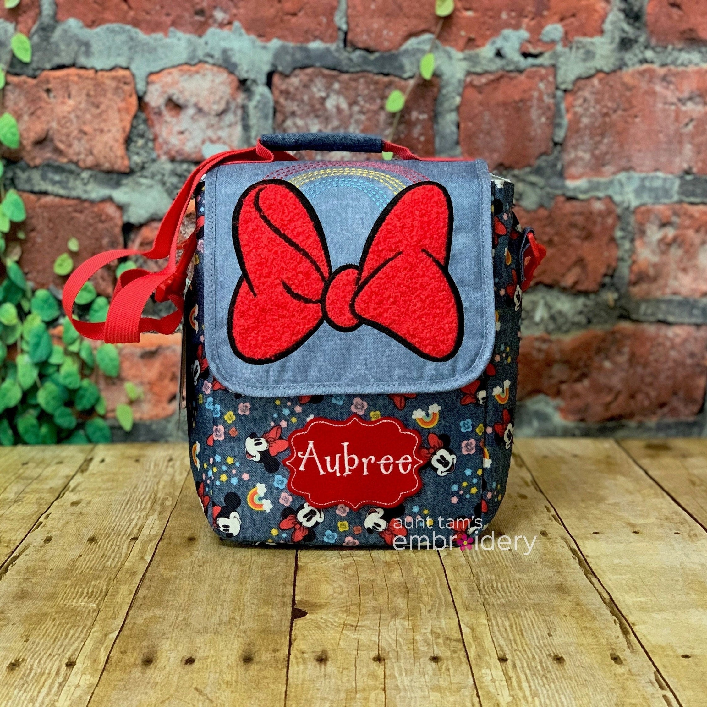 CLEARANCE SALE Personalized Minnie Mouse Lunch Bag 