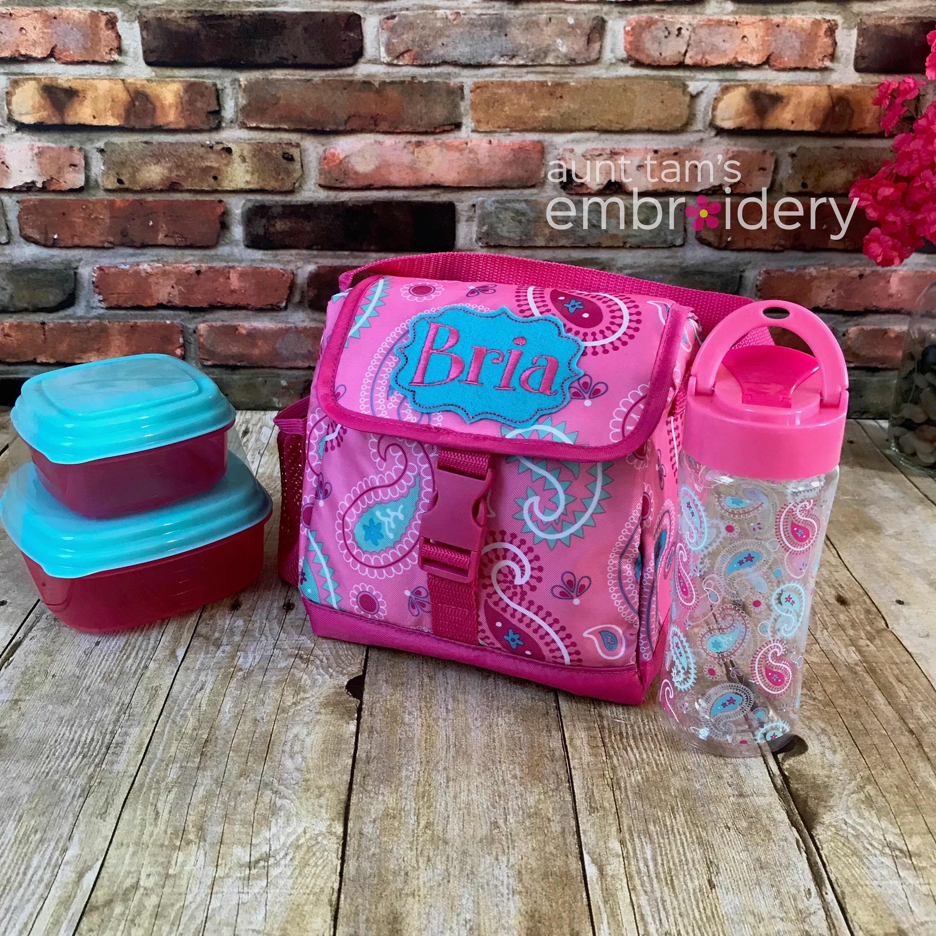 SALE Kids Personalized Custom Lunch Box Kit Water Bottle Etsy