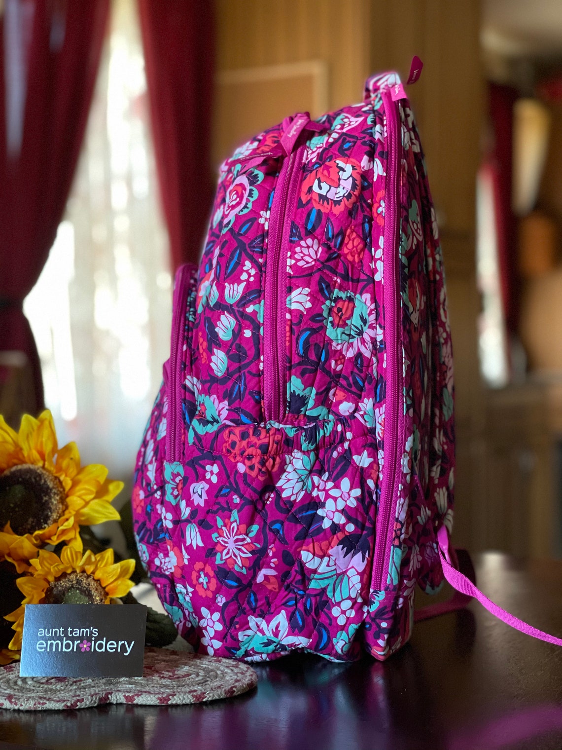 Vera Bradley Factory Style Essential Large Backpack Bloom Etsy
