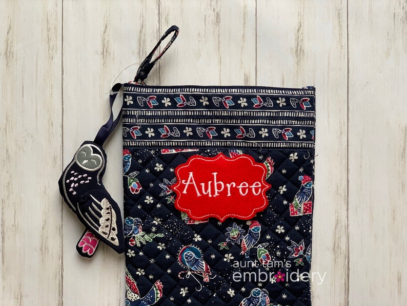 Vera Bradley Christmas Stocking Personalized Holiday Owls Etsy