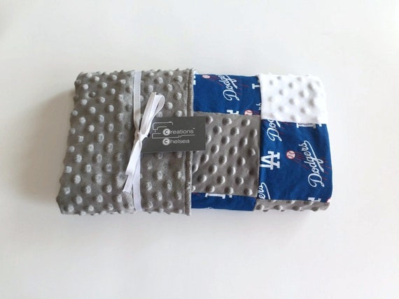 dodgers baby blanket