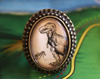 cadeau d/'amour personnalisé pour elle et lui bague dinosaure Jurassique réglable pour femme Bague dinosaure mignonne tyrannosaure et tricératops réglable pour femmes et filles