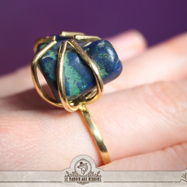 Azurite Adjustable Ring main image 0
