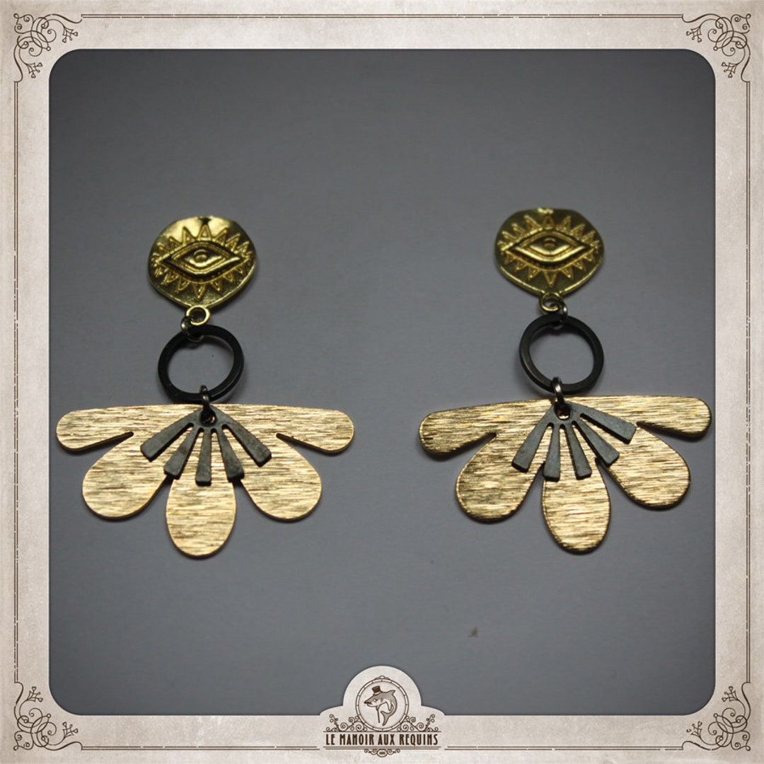 Adriana | Orecchino Helix Con Doppia Catena Pendente - Luna Gioielli