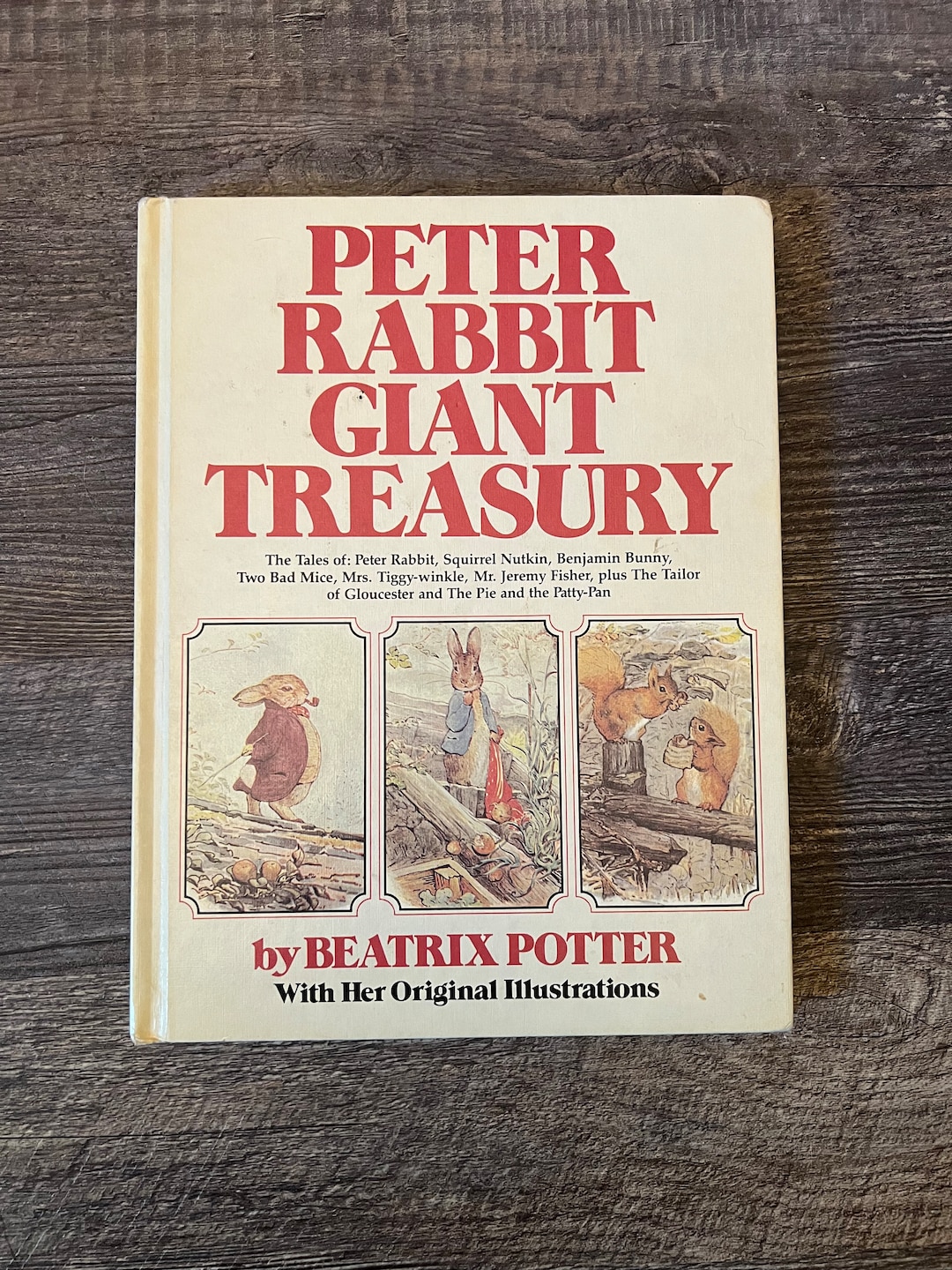 Peter Rabbit Giant Treasury by Beatrix Potter (copyright 1980) - Etsy