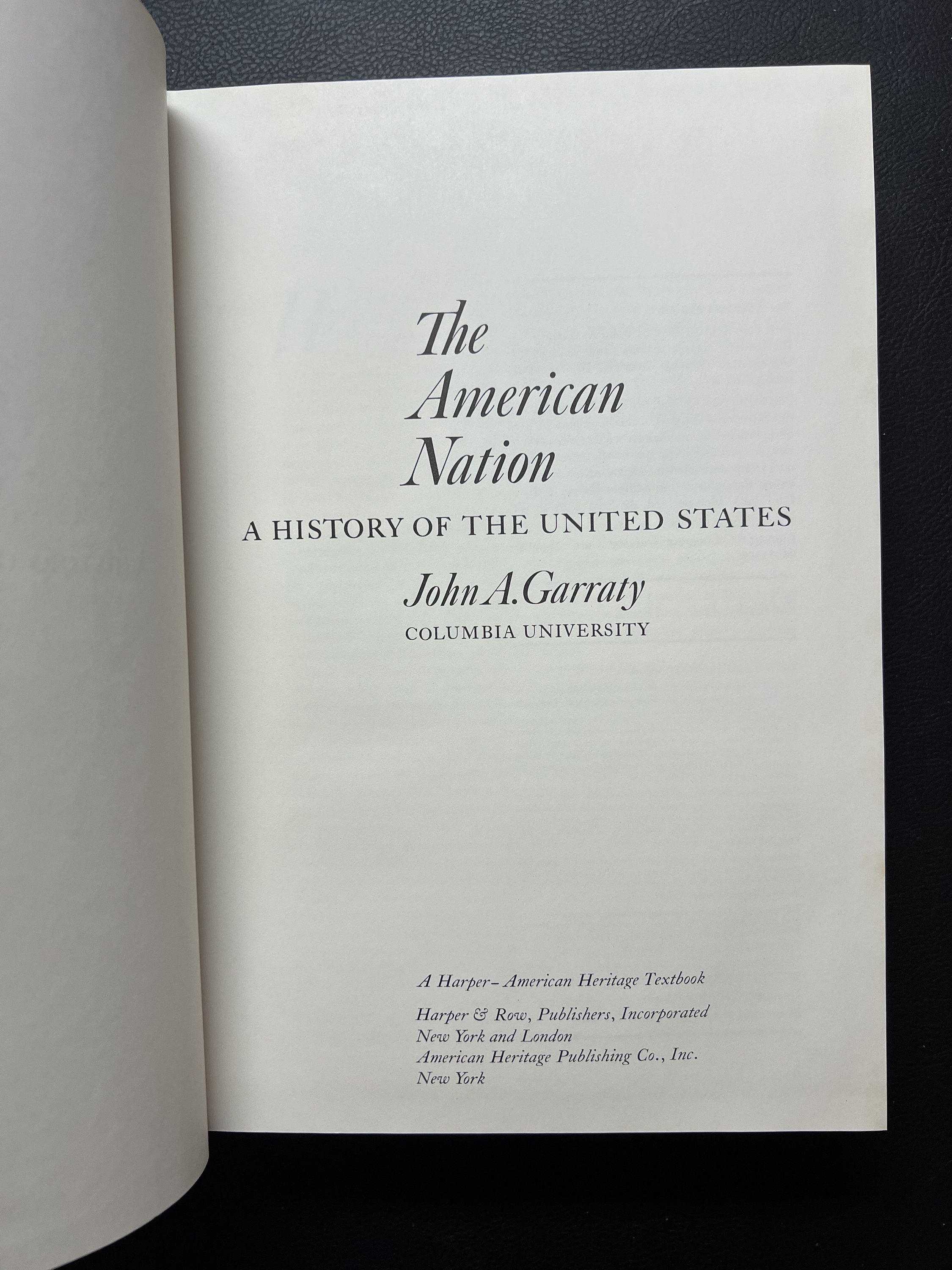 The American Nation - A History of the United States by John 