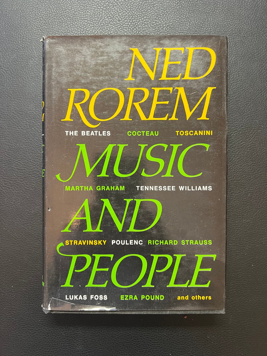 Music and People by Ned Rorem copyright 1968 - Etsy