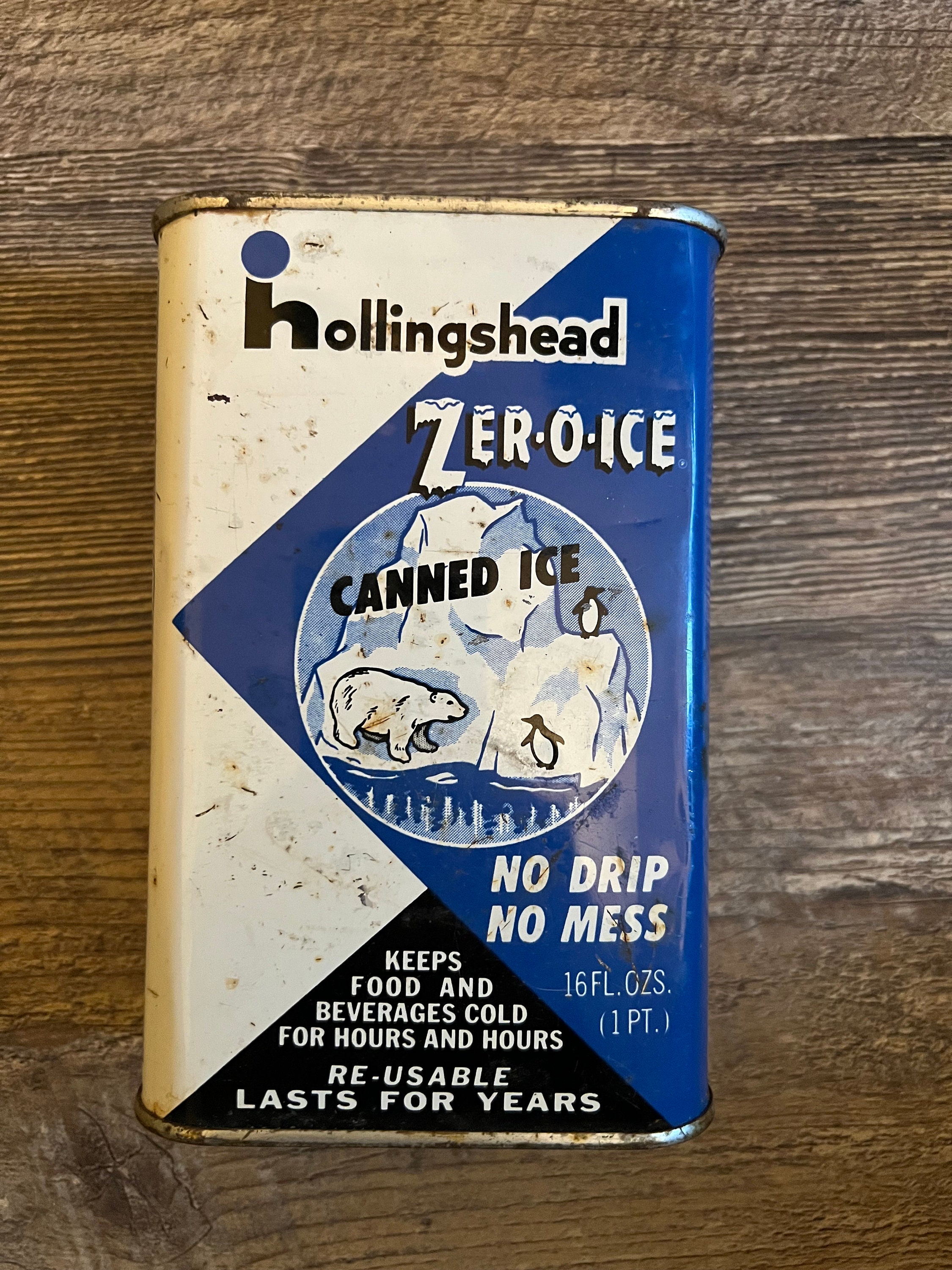 80s Haig アイスペール ビンテージ Vintage Hollingshead Zero Ice Canned Ice - Etsy