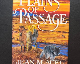 The Plains of Passage by Jean M. Auel - First Edition - (Copyright 1990)