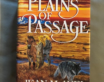 The Plains of Passage by Jean M. Auel - First Edition - (Copyright 1990)