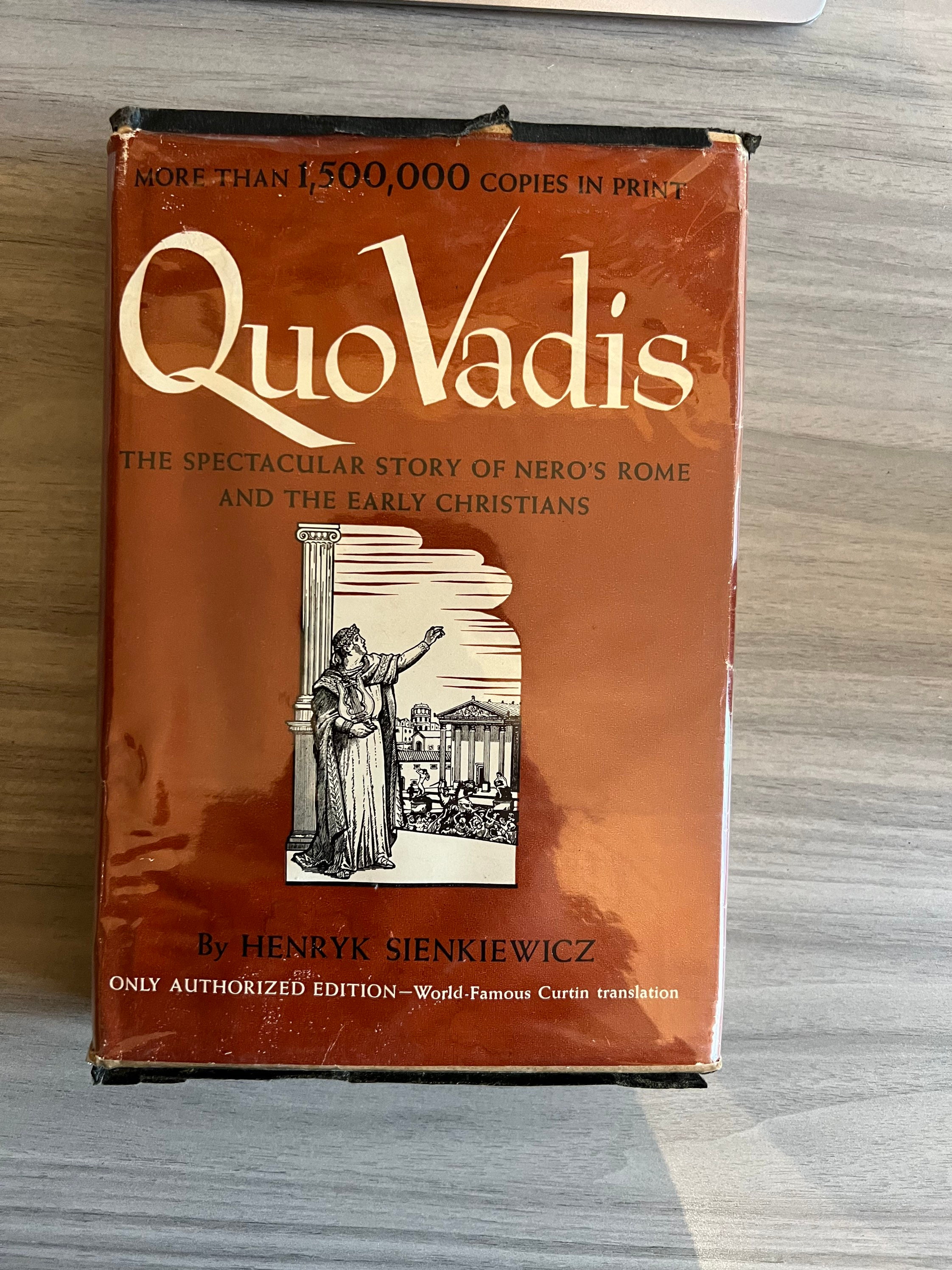 Quo Vadis by Henryk Sienkiewicz copyright 1925 