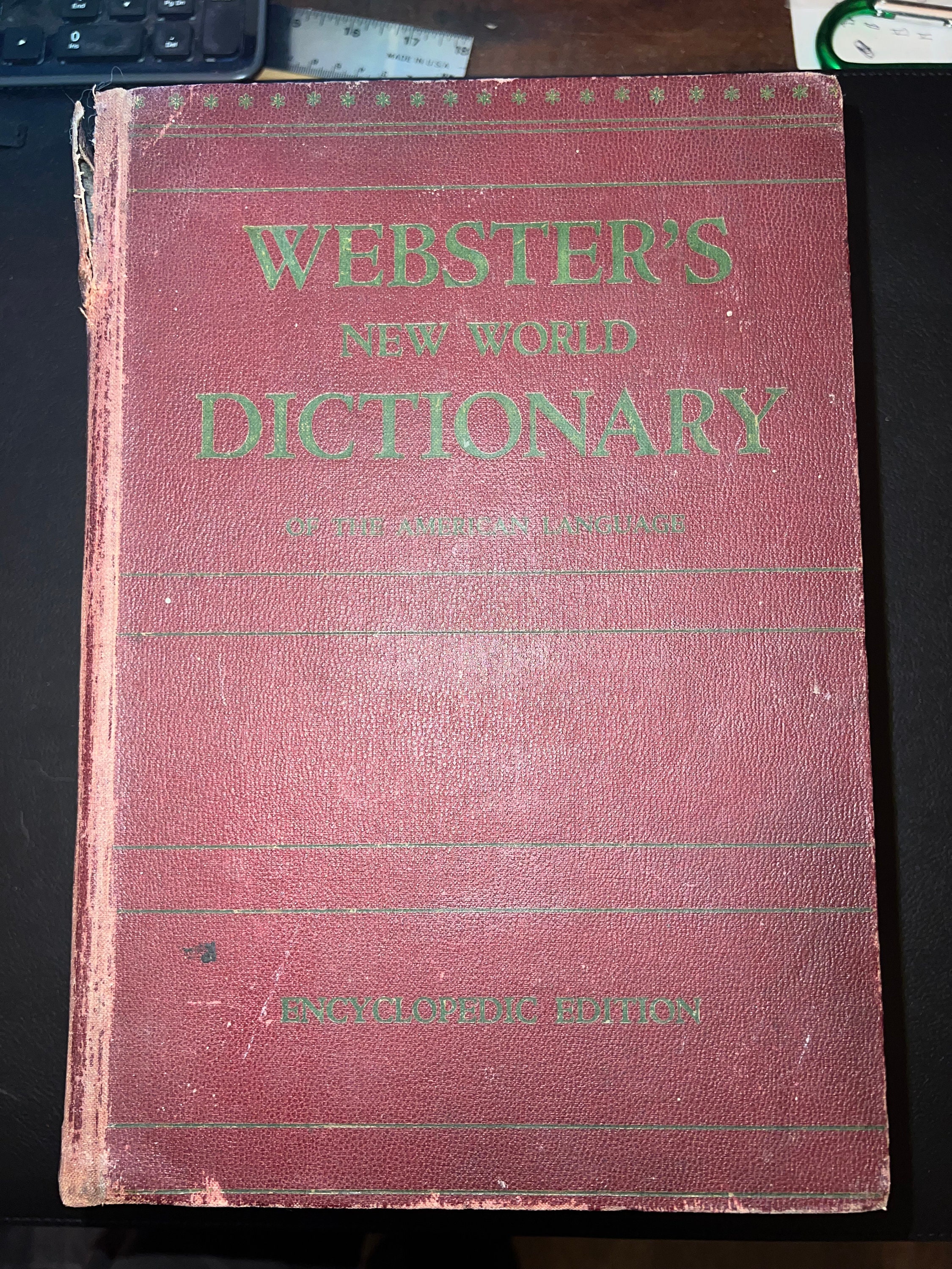 Webster's New World Dictionary - Encyclopedia Edition (copyright
