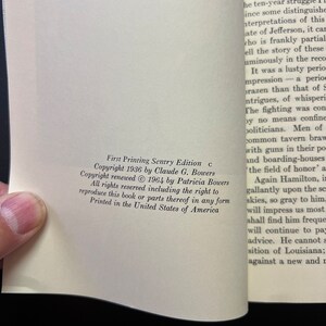Jefferson in Power by Claude Bowers - First Sentry Printing ...