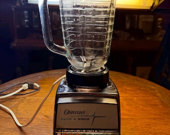 Osterizer Model 647 Chrome Base 10 Speed Blender (1970s)