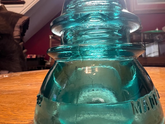 Hemingray No. 42 Glass Railroad Insulator (made Between 1921 and