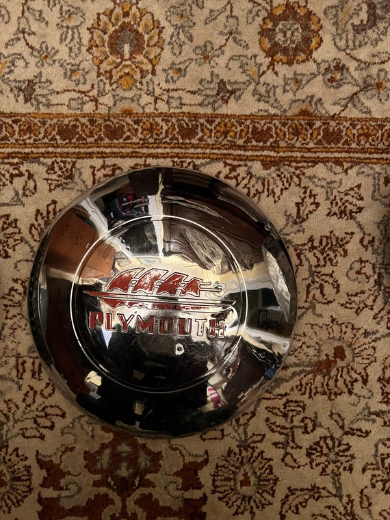 1940s Plymouth Sail Ship Logo Hubcap dog Bowl Dish Etsy