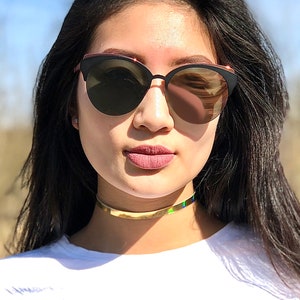 Verstelbare Holo Gouden Choker - HannischJewelry