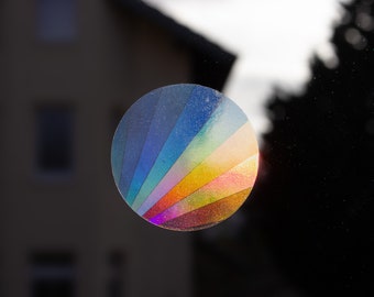 Sun Catcher Sticker Radiant Small Circle