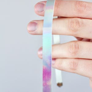 Holo Silver Choker TinyLittlePiecesShop image 3