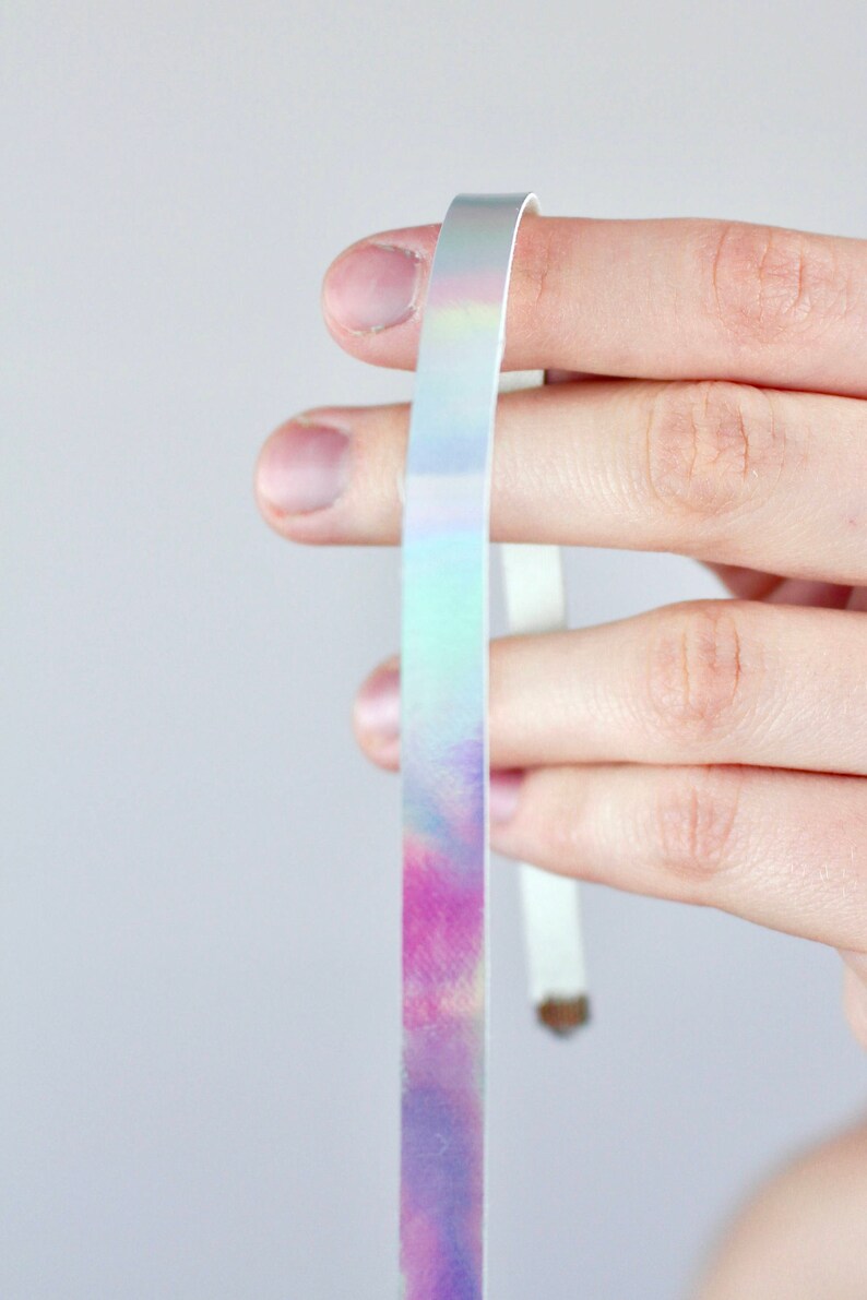 Holo Silver Choker TinyLittlePiecesShop image 3