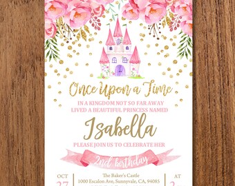 Glitter Invitation Etsy