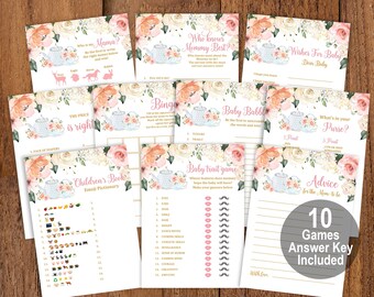 high tea baby shower decorations