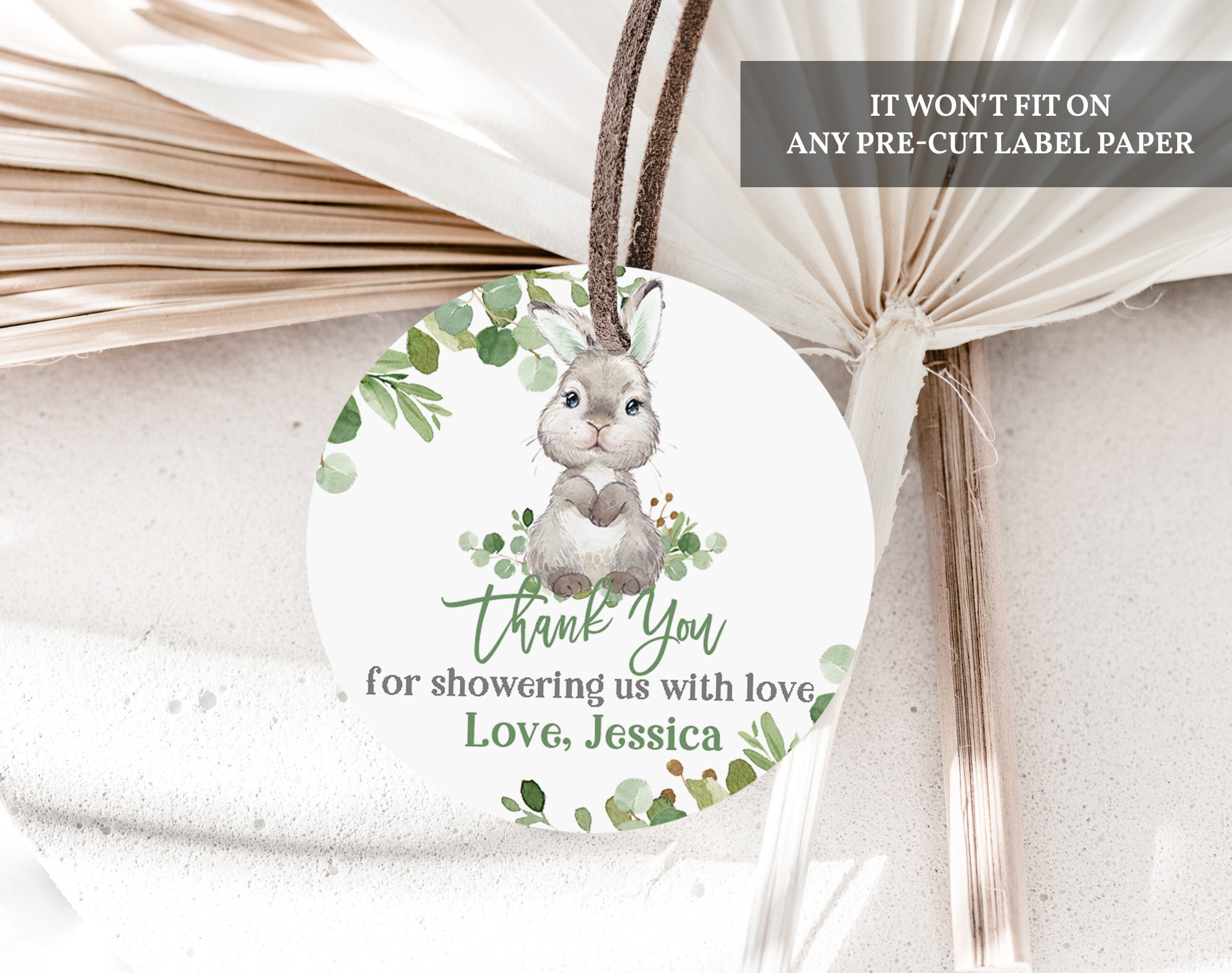 Watercolor Easter Tags / Spring Gift Tags / Bunny -  Australia