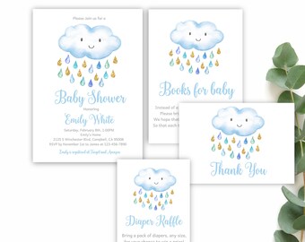 Rain Baby Shower | Etsy