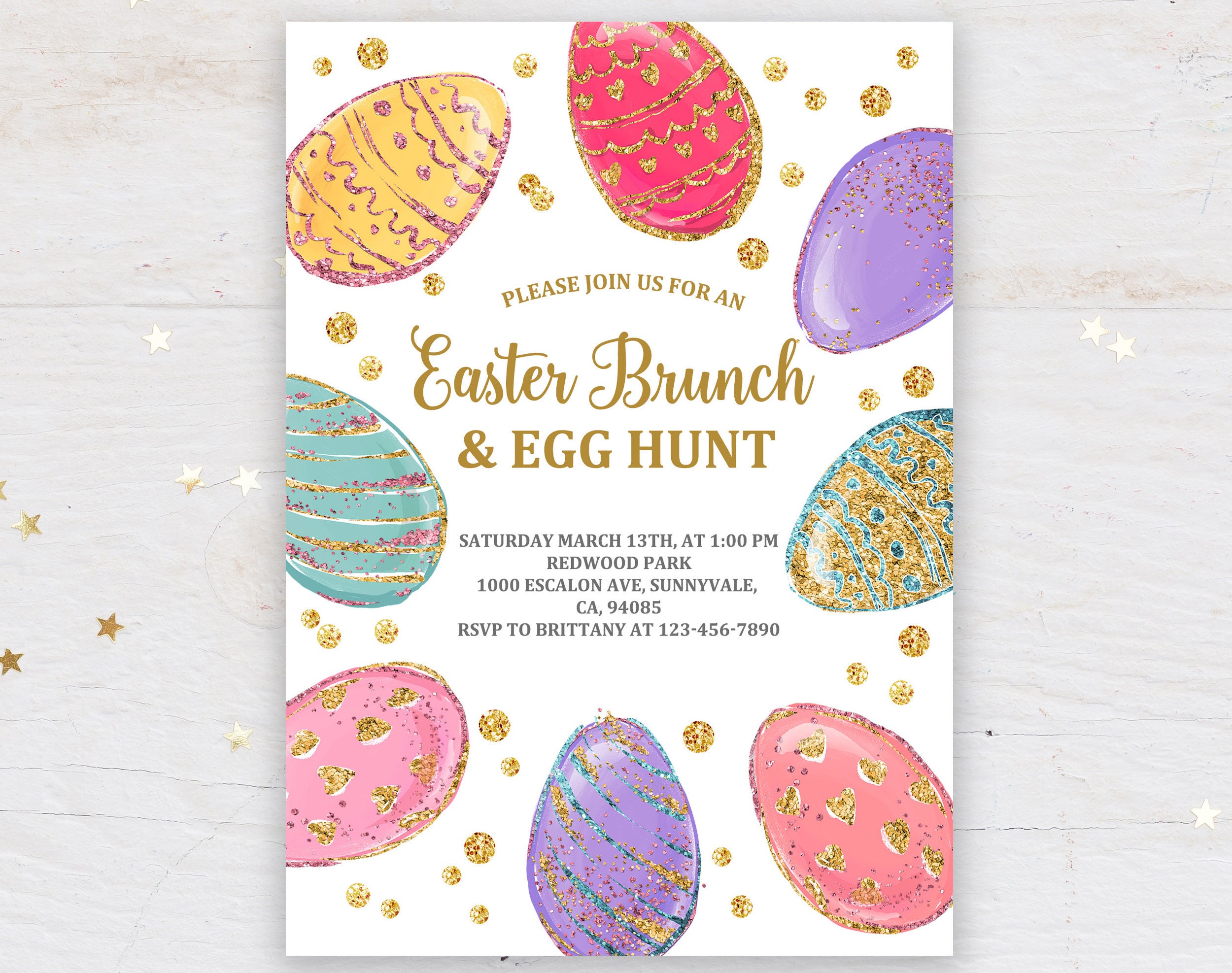 Easter Invitation Template Easter Invitation Template