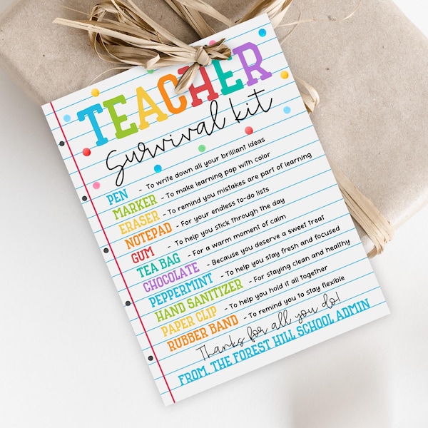 Teacher Gift Basket - 60+ Gift Ideas for 2026