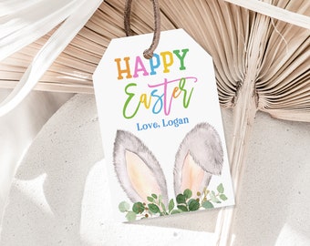 Easter Bunny Gift Tags: Printable Basket Labels for Kids