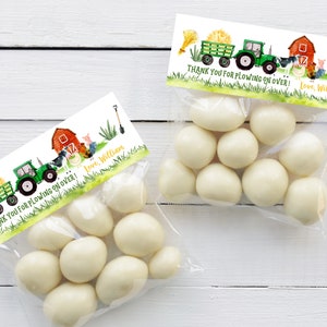 Traktor Leckerli Taschentopper Farm Geburtstagsbevorzugung EDITIERBAR Download Traktor Geschenktütentopper Farm Decor Bir117