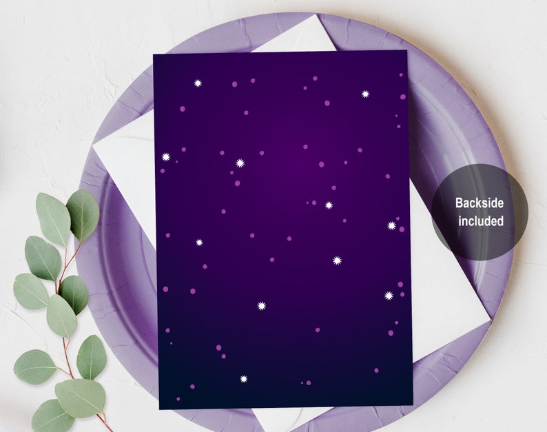 Outer space girl Birthday Invitation Out of this world Party Purple pink Girl Galaxy Planets Rocket Ship Printable EDITABLE DOWNLOAD Bir204 image 3