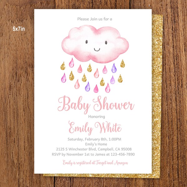 Raindrop Baby Shower - Etsy