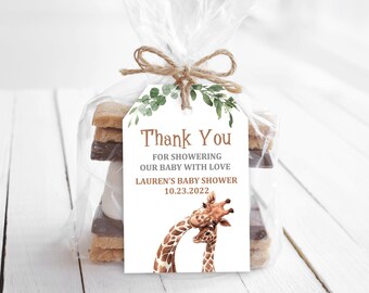 Giraffe baby shower favors 2025