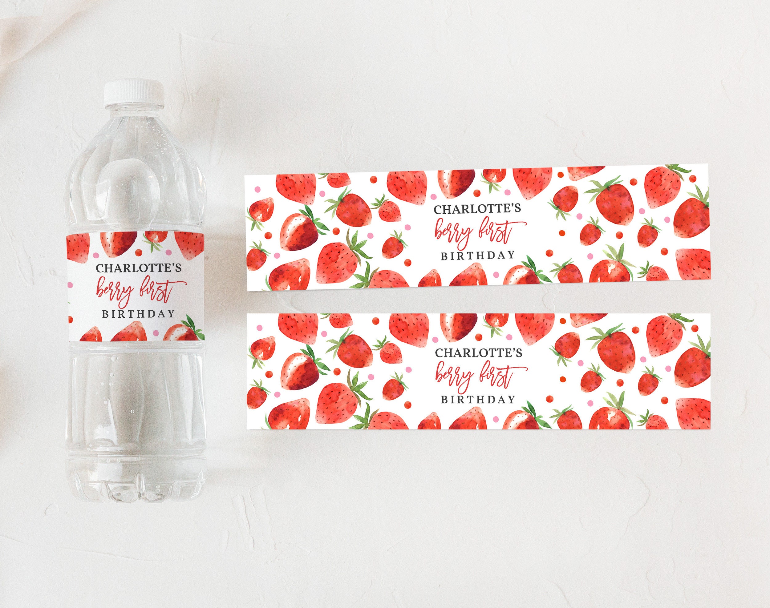 Strawberry Food & Beverage Labels