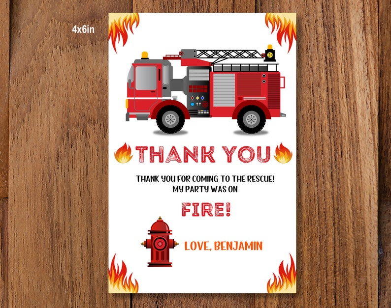 fire-truck-thank-you-card-5x7in-4x6in-printable-firefighter-etsy