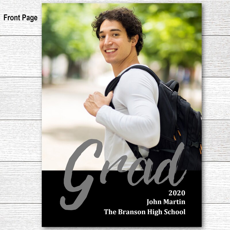 Senior Announcement - Etsy