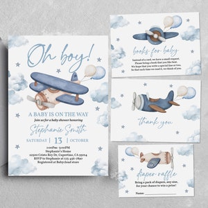 Airplane Baby Shower - Etsy