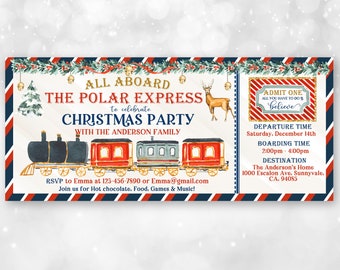Polar Express Ticket Printable Etsy
