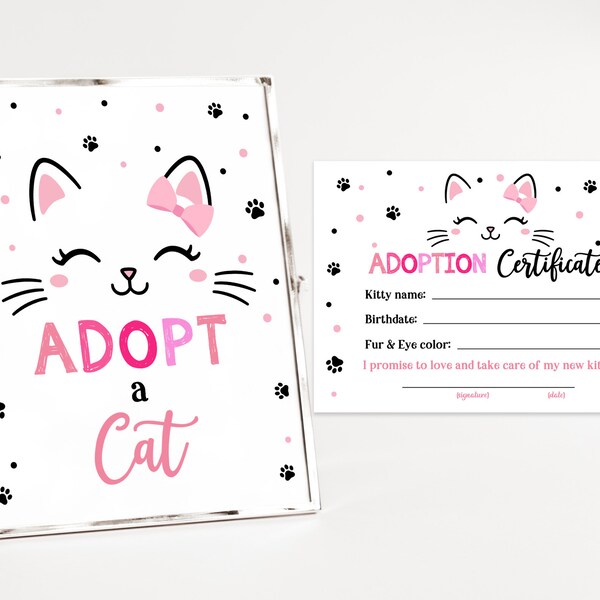 Kitty Birthday Party - Etsy