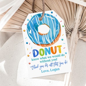 Donut Lehrer Wertschätzung Tag Donut Wissen, was wir ohne Sie tun würden Schule Kindergarten Mitarbeiter Team Mitarbeiter Druckbar Bearbeitbar Download Tat16