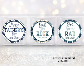 Vatertag Cupcake Toppers: Bearbeitbare druckbare Tags (Instant Download)
