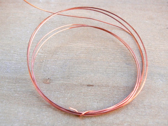 Copper wire ~ 0.8mm gauge bare copper wire ~ Antique Copper jewellery wire ~ 20g copper ~ Jewellery supplies ~ Wire wrapping ~ Jewelry wire