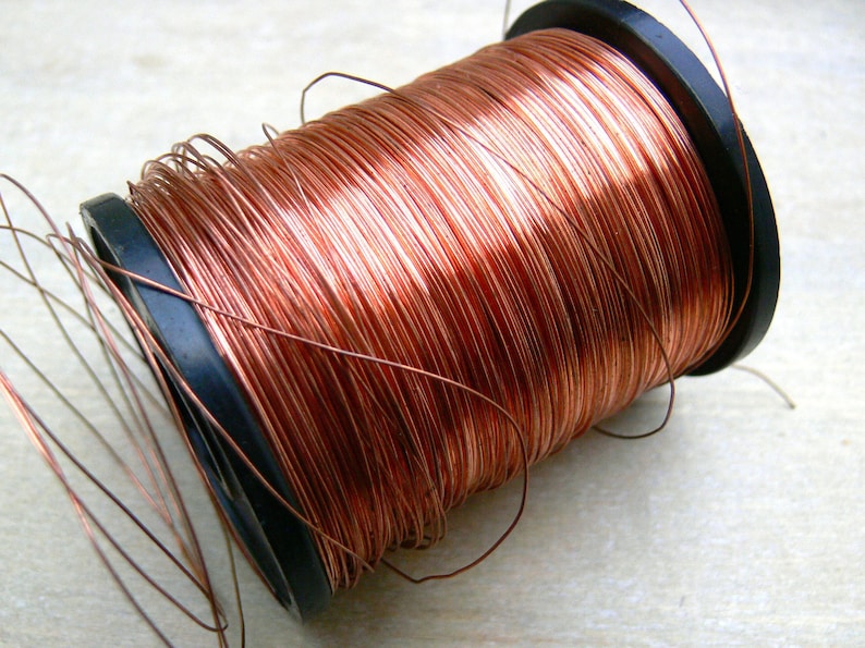 0.375mm 27 AWG Bare Copper Wire Raw Uncoated Dead Soft Etsy