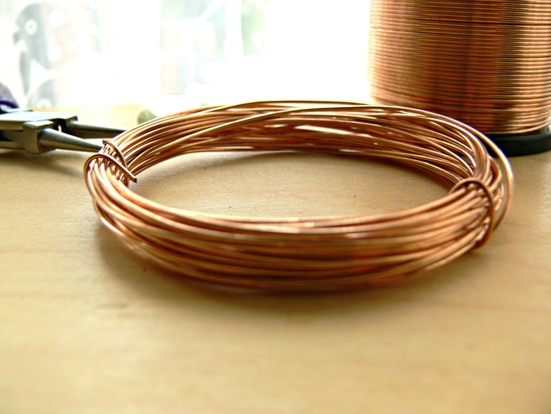 Bronze Wire 0.8mm / 20g AWG Round Bare Bronze Wire Etsy