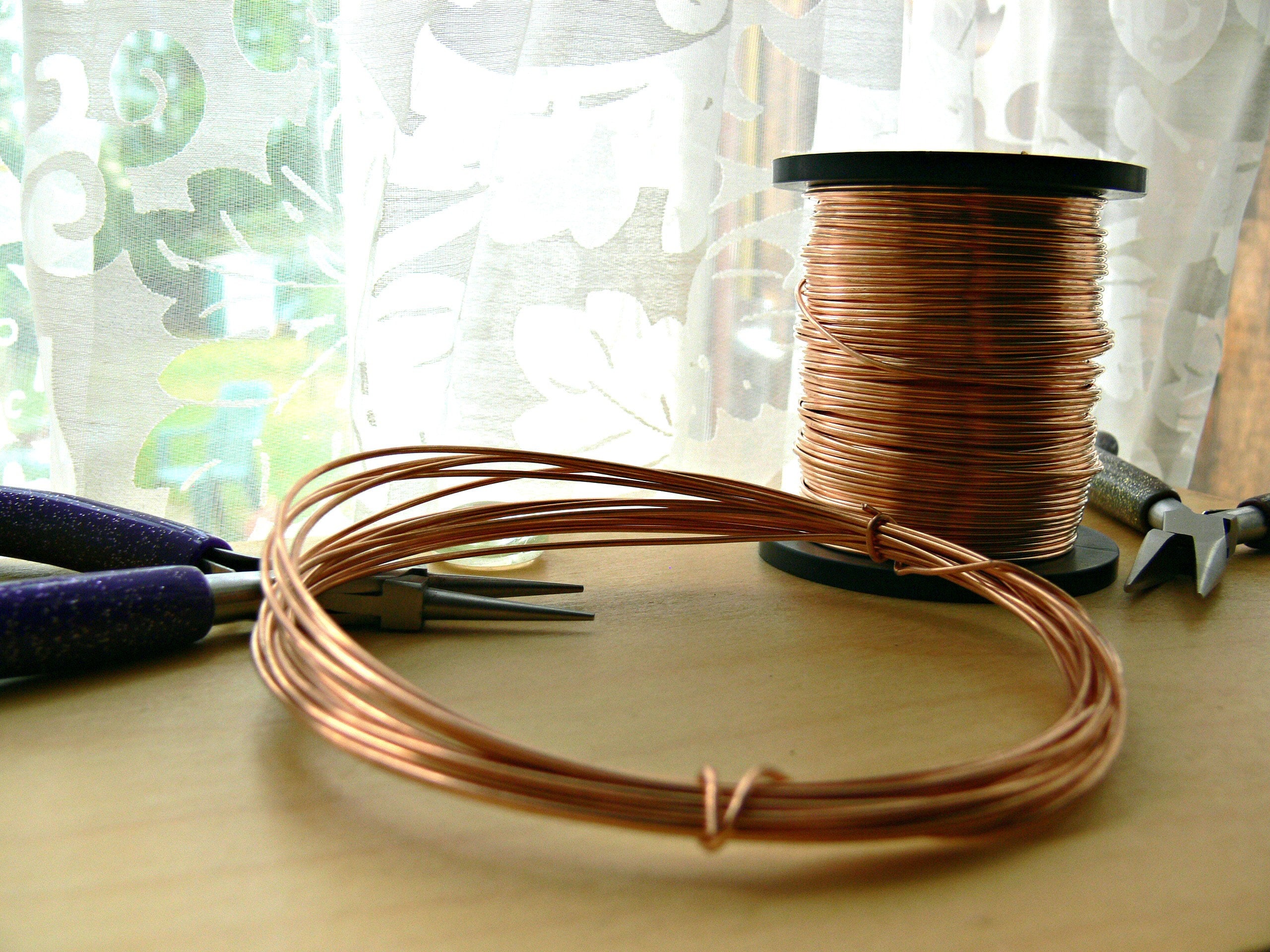 26 Gauge Round Dead Soft Red Brass Wire: Wire Jewelry, Wire Wrap Tutorials