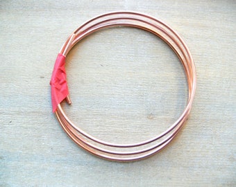 2.65mm Round Bare Copper Wire - 1 Meter, 10 Gauge - Jewelry Making