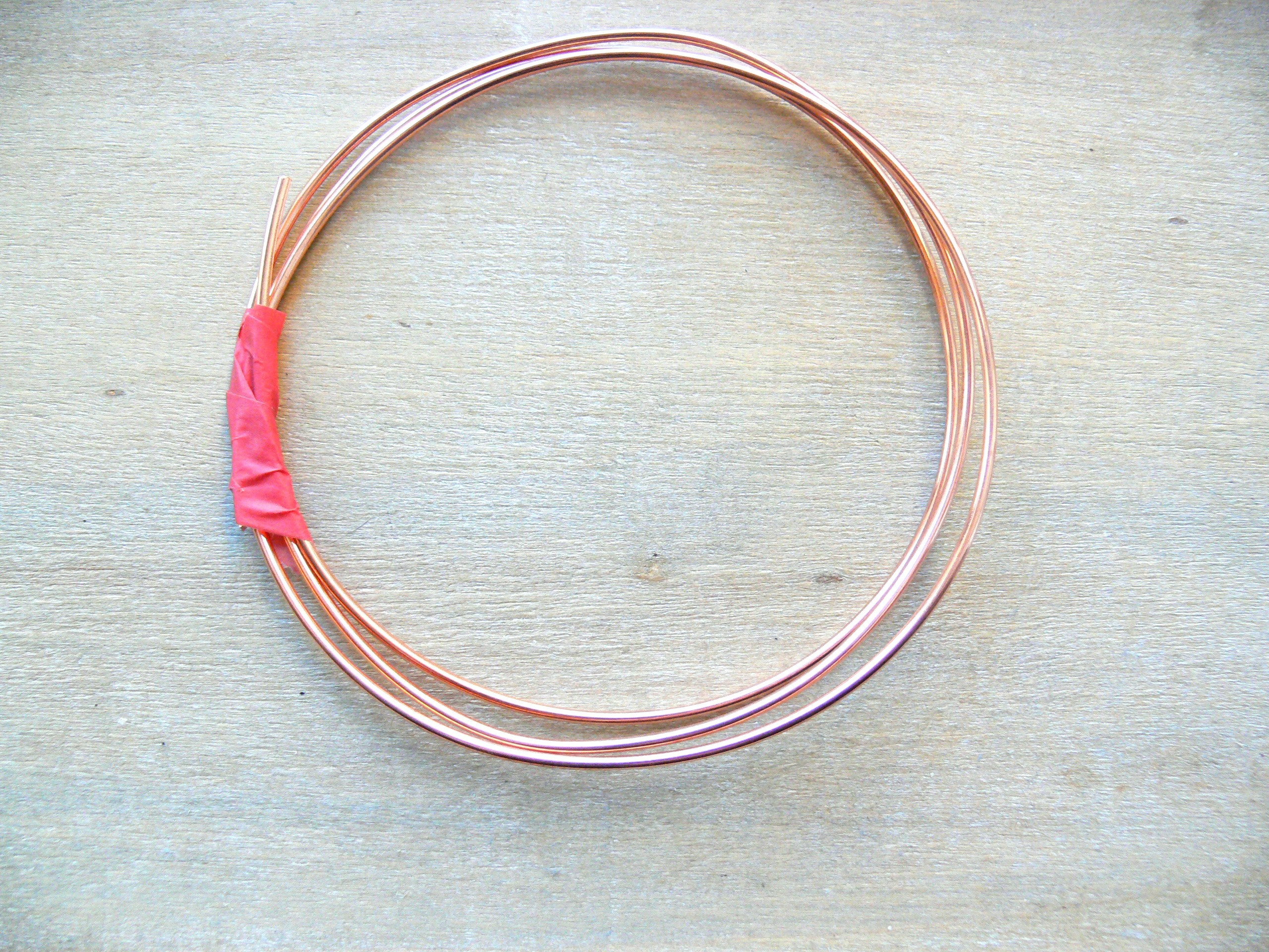 Copper wire jewelry DIY. Bare (Raw) Copper Wire. - Handmade Jewelry